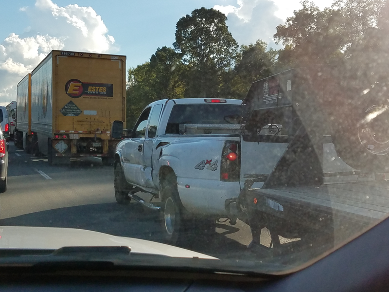 Illustration for article titled Truck has slight damage